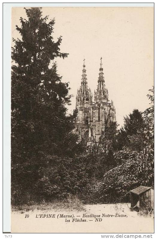 CpF1078 - L´EPINE - Basilique Notre Dame -   (51 - Marne) - L'Epine