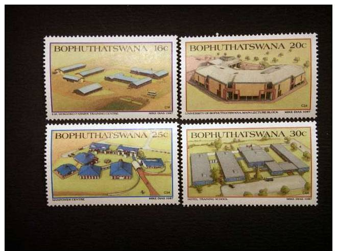 BOPHUTHATSWANA, 1987 Complete Set MNH, Tertiary Education. - Bophuthatswana