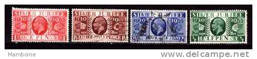 George V 1935   N 201 à 204    4 Valeurs= 2 Obl + 2 X . JUBILE - Ungebraucht