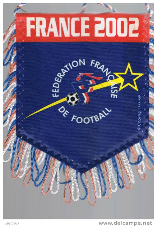 FANION FFF FRANCE 2002 - Apparel, Souvenirs & Other