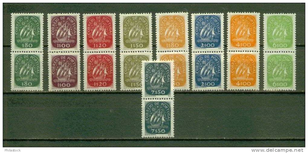 PORTUGAL N° 707 à 715 ** En Paires - Unused Stamps