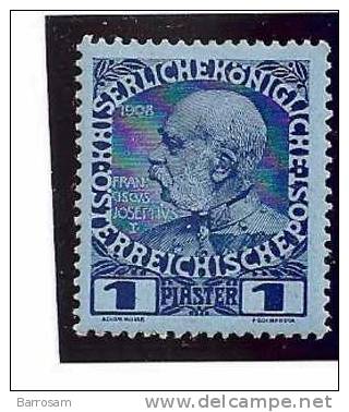 AustrianLevante1908:Miche L  57mh* Cat.Value $23 - Ungebraucht