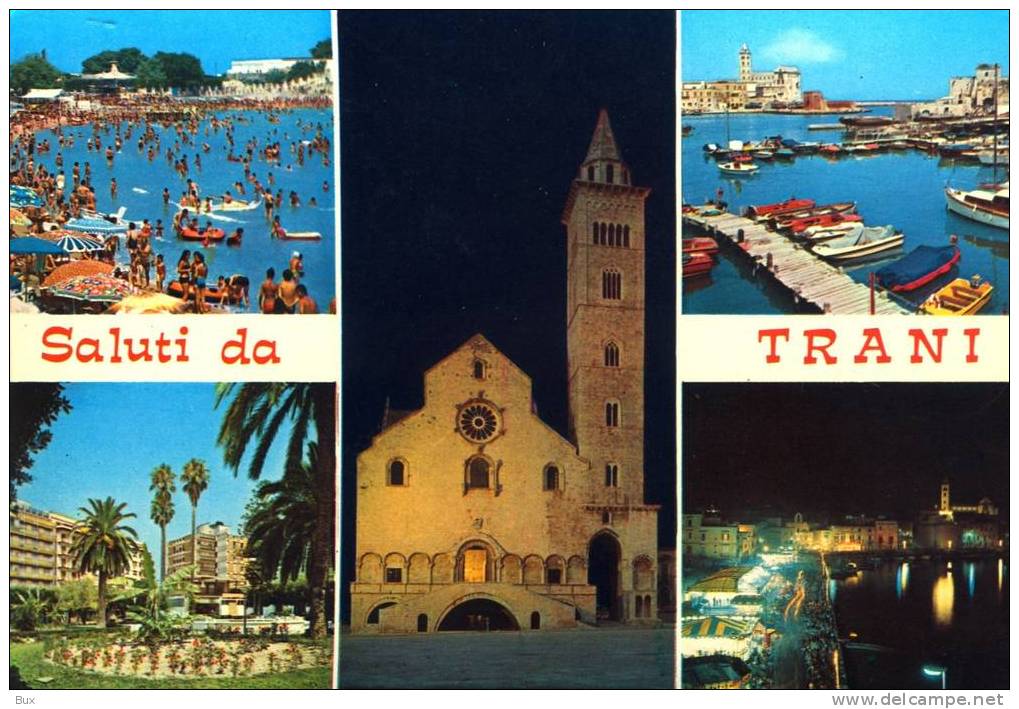 TRANI  BARI PUGLIA  NON VIAGGIATA  COME DA FOTO - Trani