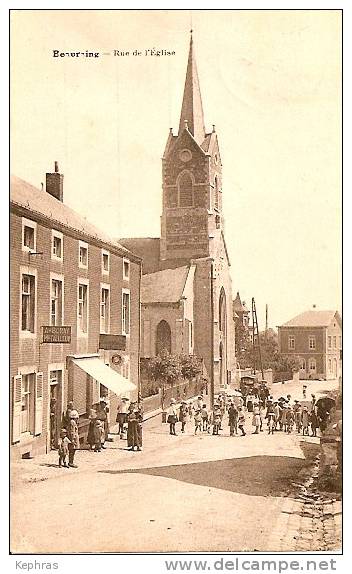 BEAURAING : Rue De L'Eglise - Cachet De La Poste 1932 - Beauraing