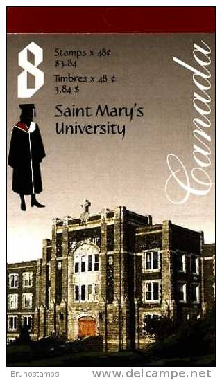 CANADA - 2002  UNIVERSITY OF SAINT MARY   BOOKLET  MINT NH - Full Booklets