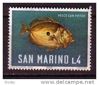 Y7205 - SAN MARINO Ss N°724 - SAINT-MARIN Yv N°679 ** POISSONS - Ungebraucht