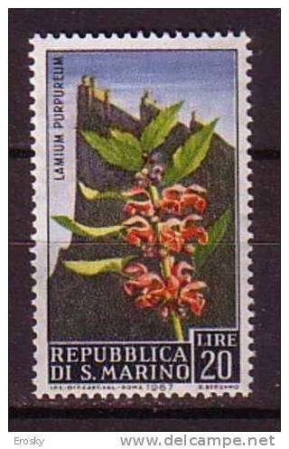 Y7216 - SAN MARINO Ss N°735 - SAINT-MARIN Yv N°690 ** FLEURS - Nuovi