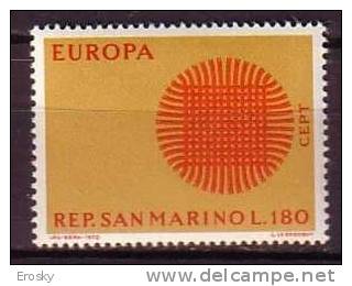 Y7312 - SAN MARINO Ss N°808 - SAINT-MARIN Yv N°763 ** EUROPA CEPT - Unused Stamps