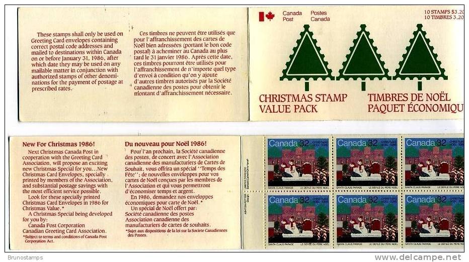 CANADA - 1985  CHRISTMAS    BOOKLET  MINT NH - Carnets Complets