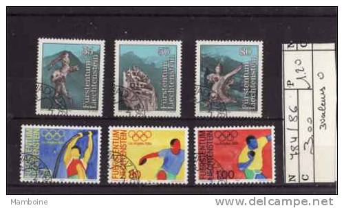 1984 Legendes Et Sport N 784 à 789 Oblitéré Series Compl. - Used Stamps