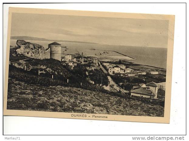 P1303CALBANIA Durazzo Durres Panorama 1939-40 Circa Nuova - Albanië