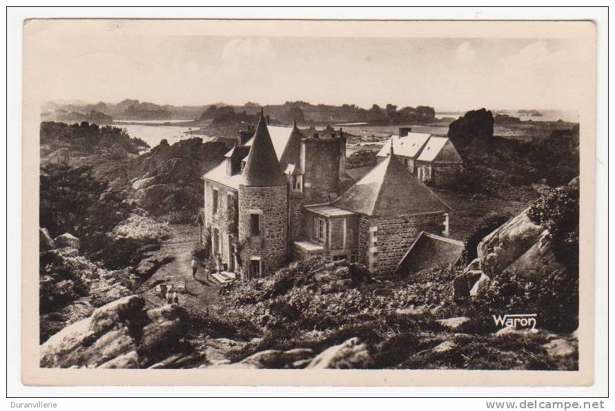 22 - PORT BLANC - Le Château D'Amboise Dans L'Ile D'Illiec, Propriété Du Colonel LINDBERG 1950 - Other & Unclassified