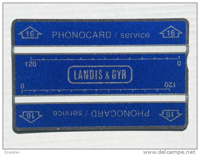 Service Card. "16" In Arrow. MINT. 512K. 3/4mm. - Thaïlande