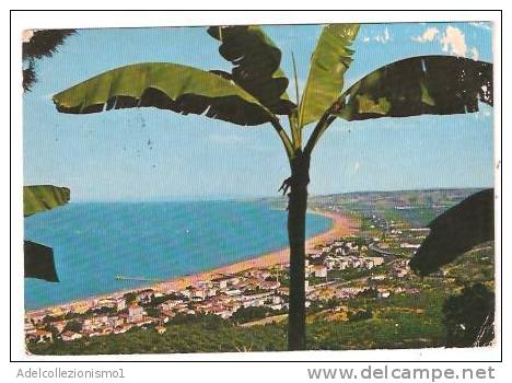 22926)cartolina Illustratoria Vasto Marina - Panorama - Chieti