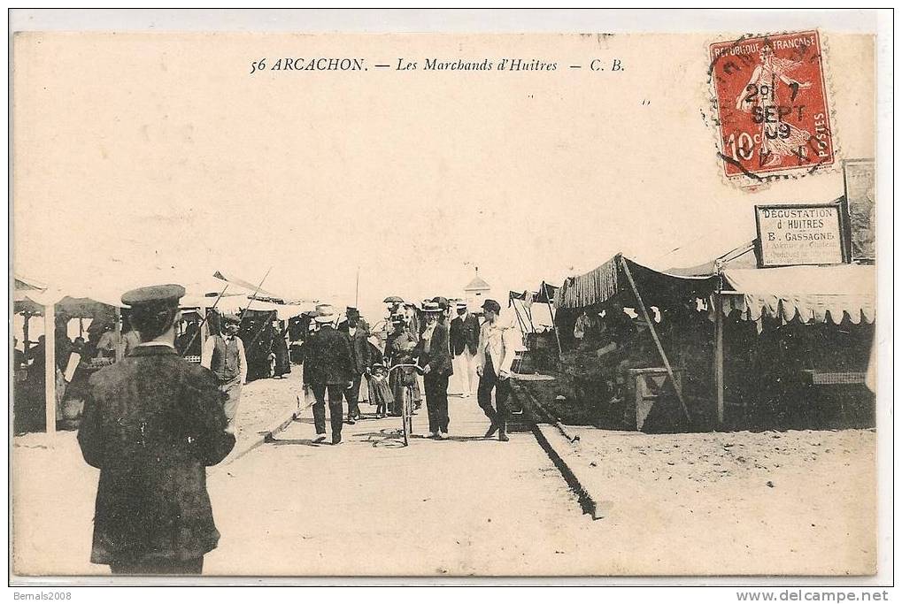 ARCACHON--les Marchands D´huitres - Arcachon