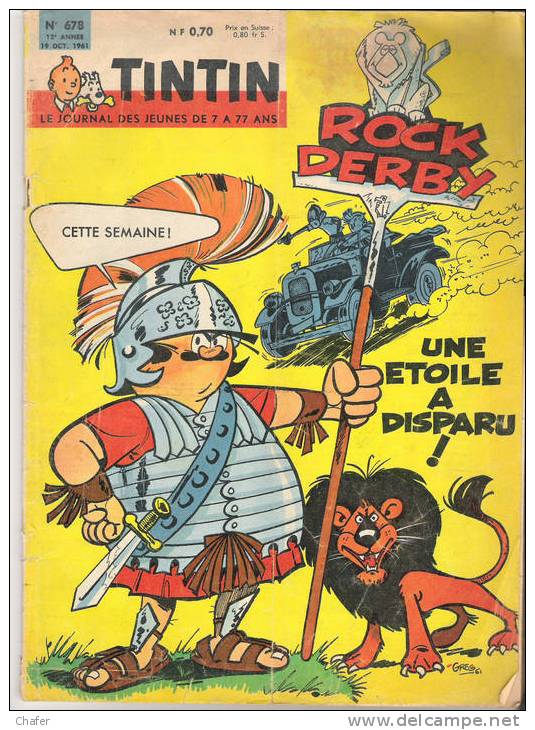 Le Journal De TINTIN N° 678 -  19 OCTOBRE 1961 - Hergé