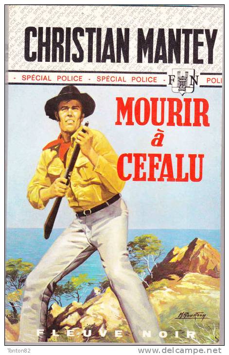 FN. Spé. Pol. N° 1233 - Mourir à Cefalu - Christian Mantey - ( EO 1976 ) . - Fleuve Noir