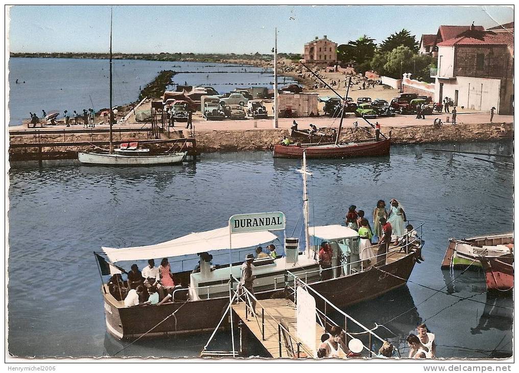 Cpsm Le Grau Du Roi , Port Et Bateau Le Durandal - Le Grau-du-Roi