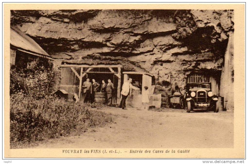Vouvray Les Vins (I.-et-L.) Entrée Des Caves De La Gaiété - Vouvray