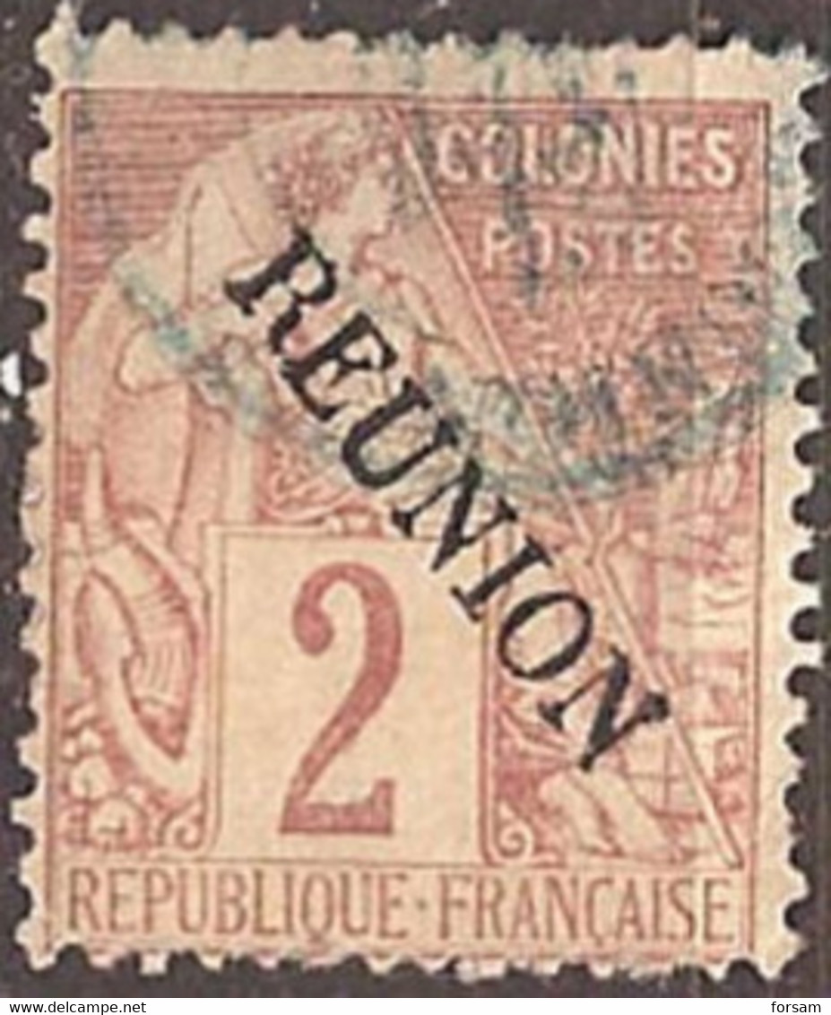 REUNION ISLANDS..1891..Michel # 18...used. - Used Stamps