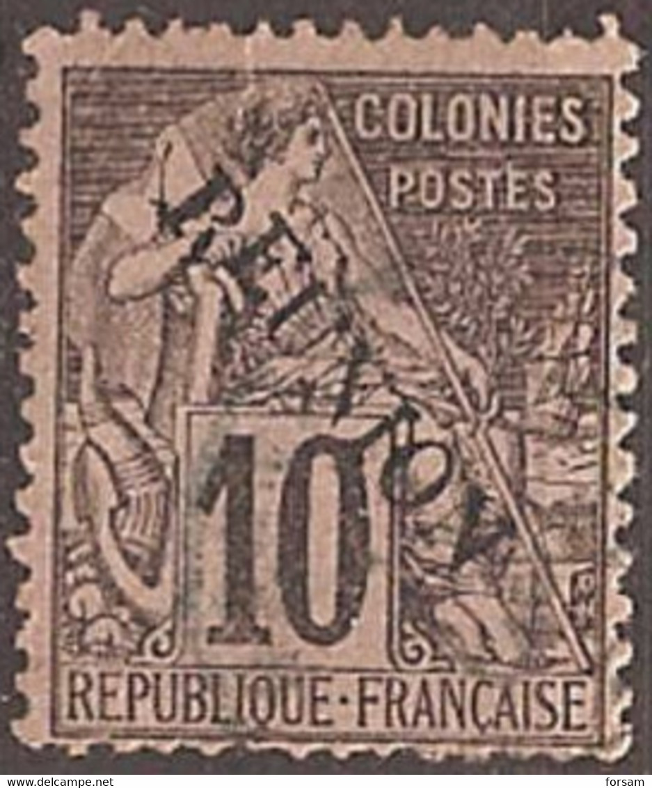 REUNION ISLANDS..1891..Michel # 21...used. - Oblitérés