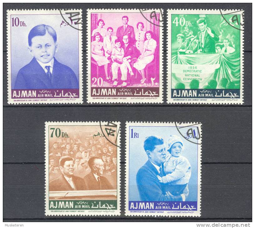 Ajman Airmail 50th Anniversary Of John F. Kennedy's Birthday - Kennedy (John F.)