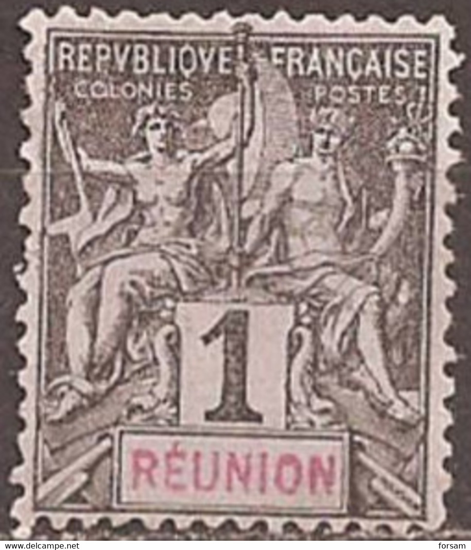 REUNION ISLANDS..1892..Michel # 32...MLH. - Neufs