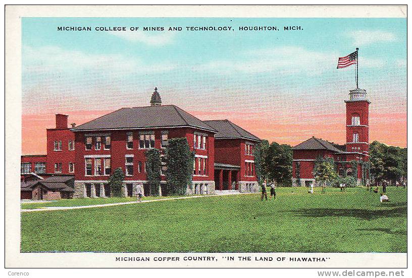 1256   MICHIGAN COPPER COUNTRY  College Of Mines  écrite - Other & Unclassified