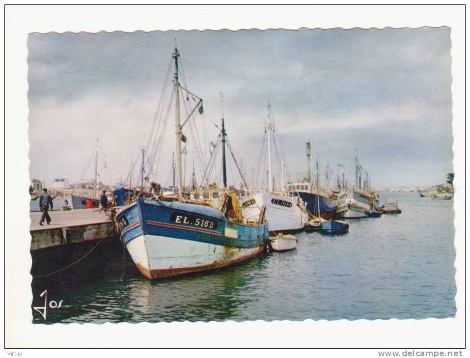 ETEL.- Bâteaux Dans Le Port.- La Bretagne En Couleurs N0 MX 5076 (2) - Etel