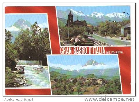 23012)cartolina Illustratoria  Località Di Gran Sasso D'italia - Chieti