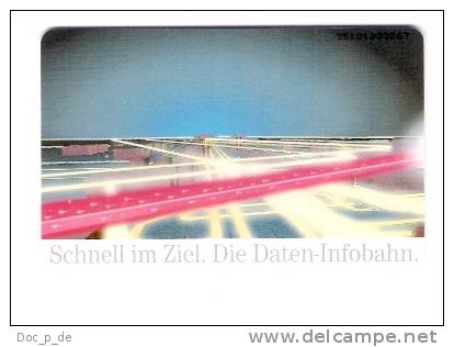Germany - Deutschland - P 19/95 - Daten Infobahn - 50DM - P & PD-Series: Schalterkarten Der Dt. Telekom
