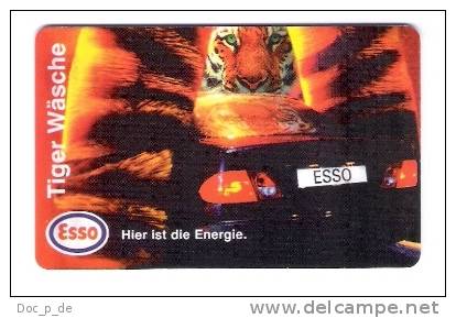 Germany - Deutschland - S 03/98 - ESSO - Tiger Wäsche - Car - S-Series: Schalterserie Mit Fremdfirmenreklame