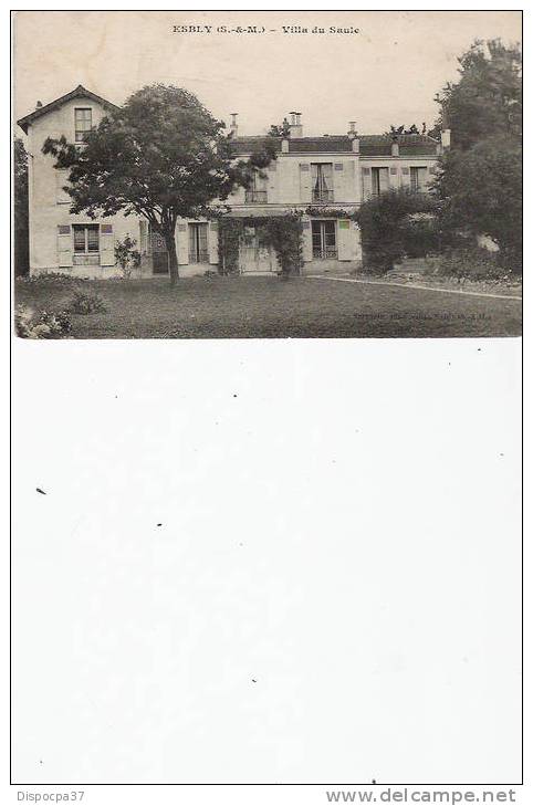 CPA  77 -  SEINE ET MARNE  -  ESBLY  - Villa Du Saule - Esbly