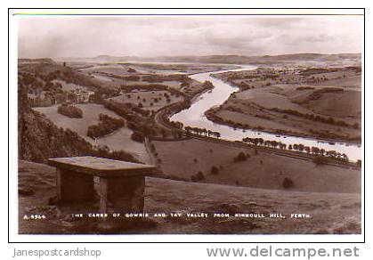 CARSE OF GOWRIE - Real Photo - & Tay Valley From Kinnoull Hill PERTHSHIRE - Scotland - Perthshire