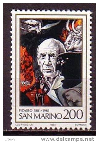 Y7556 - SAN MARINO Ss N°1084 - SAINT-MARIN Yv N°1038 ** PICASSO - Unused Stamps