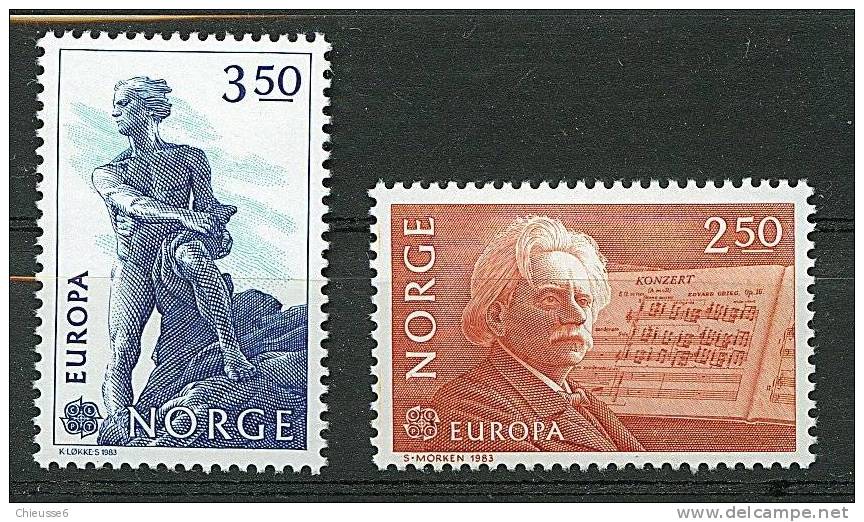 Norvège ** N° 841/842 - Europa 1983 - Ungebraucht