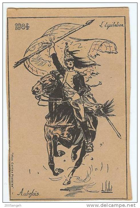 L.Vallet - L'Equitation - Autrefois - Mes Cartes Postales. - Vallet, L.