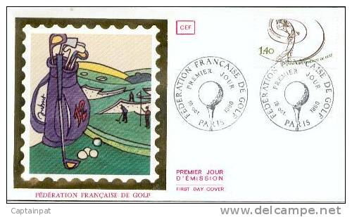 2105 - Fédération Française De Golf - 18 Oct 1980 - Soie - 1980-1989