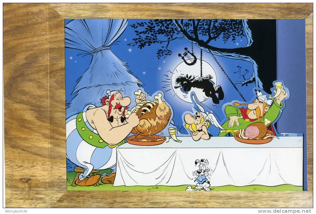 LE BANQUET. DECOR OFFERT A L'OCCASION DES 45 ANS D'ASTERIX. Tirage Limité. 2004 Les Ed. A. R./GOSCINNY-UDERZO - Astérix