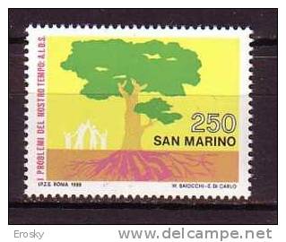 Y7682 - SAN MARINO Ss N°1239 - SAINT-MARIN Yv N°1189 ** AIDS SIDA - Unused Stamps