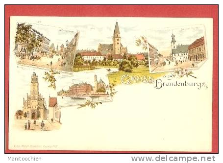 ALLEMAGNE  GRUSS AUS BRANDENBURG - Brandenburg