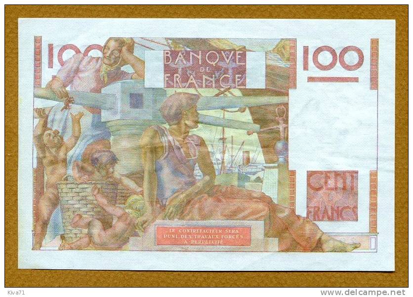 100 FRANCs   "Jeune Paysan"     1  10  1953  SUP+   F28 - 100 F 1945-1954 ''Jeune Paysan''