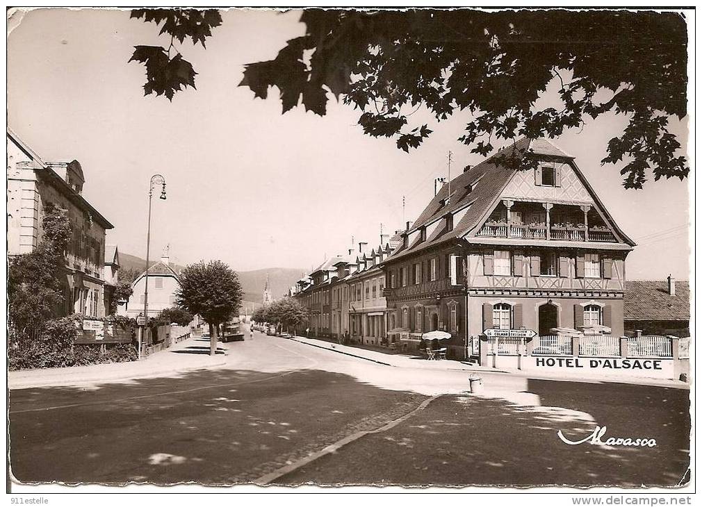 68  CERNAY  - Entrée De La Ville ( Hotel D, Alsace ) - Cernay