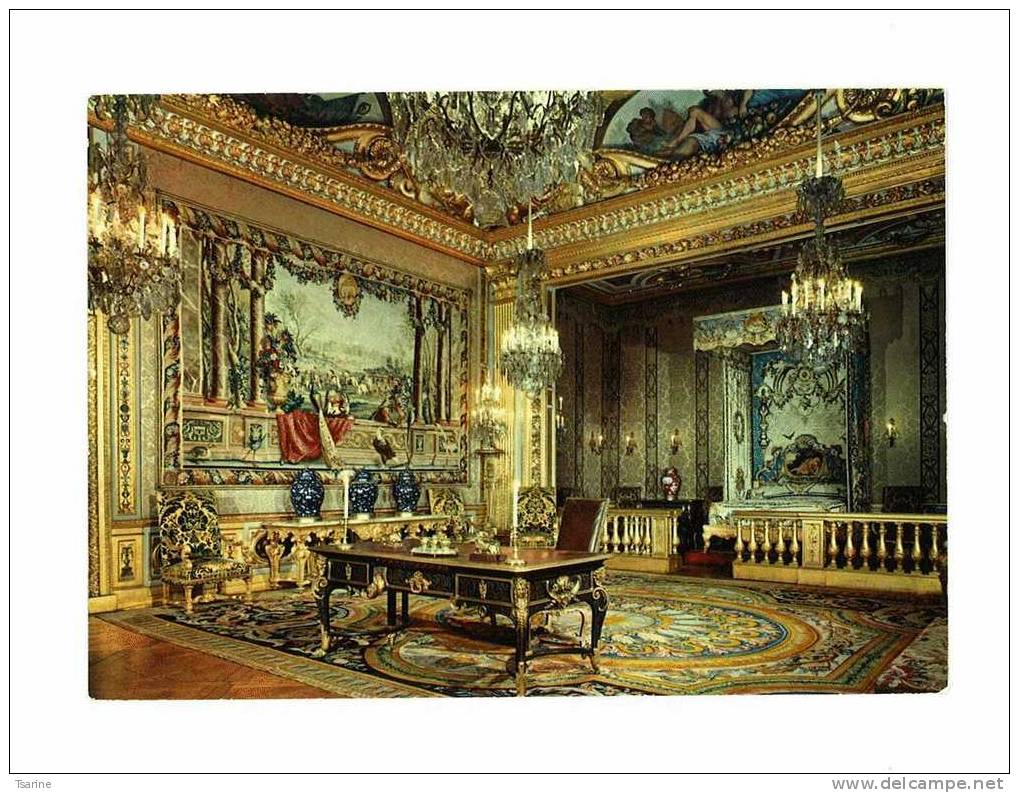 77 - Lot De 4 Cartes Du Chateau De VAUX LE VICOMTE : Chambre Salon Salle à Manger - Vaux Le Vicomte