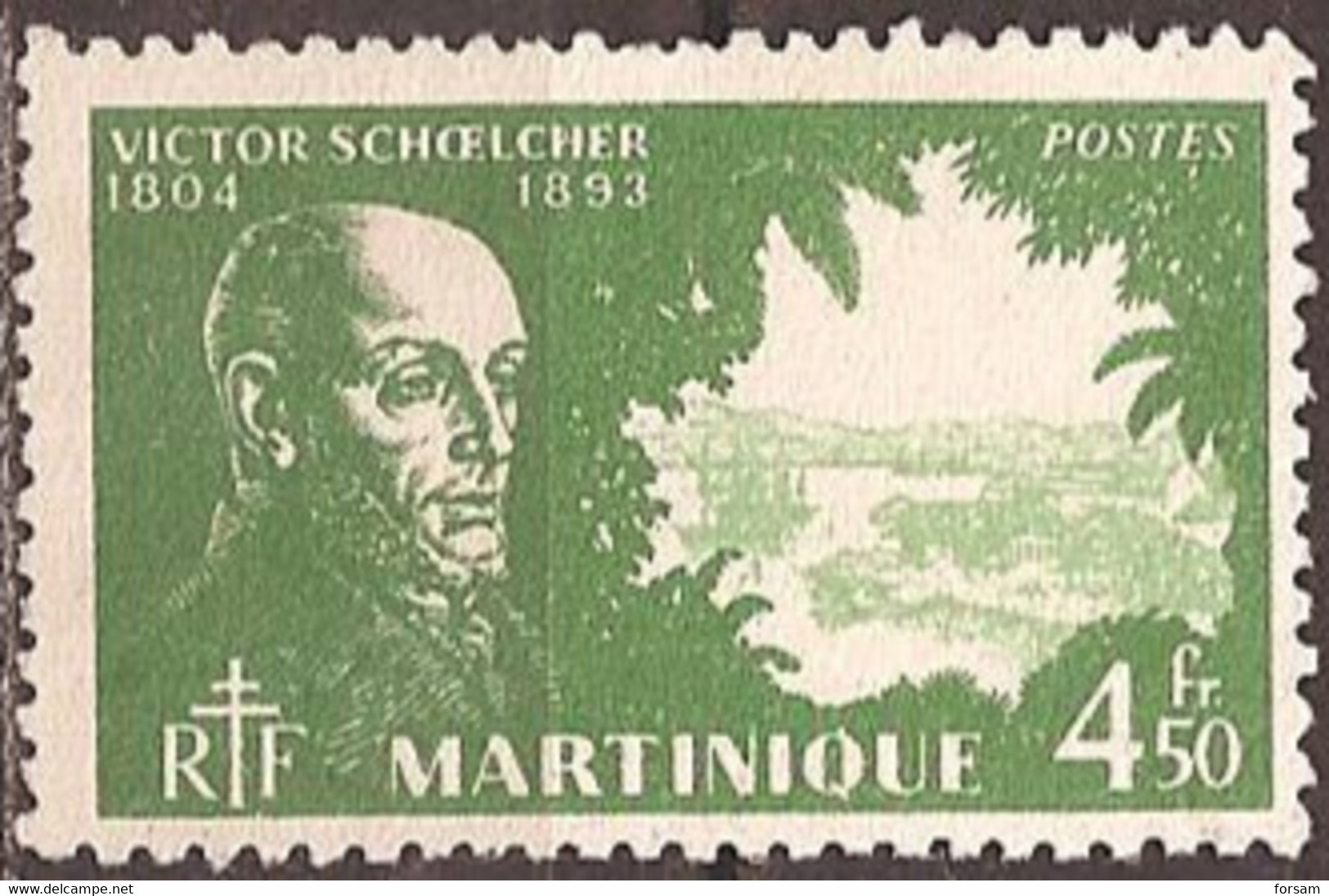 MARTINIQUE..1945..Michel # 221...MLH. - Nuovi