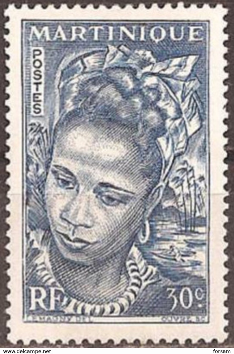 MARTINIQUE..1947..Michel # 240...MLH. - Unused Stamps