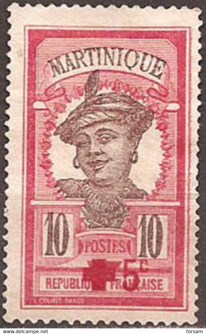 MARTINIQUE..1915..Michel # 77...MLH. - Ungebraucht