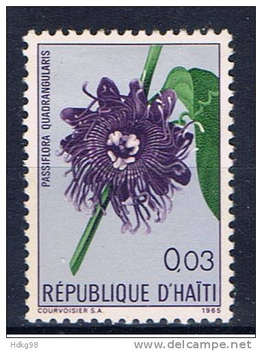 RH+ Haiti 1965 Mi 846 Blume - Haiti