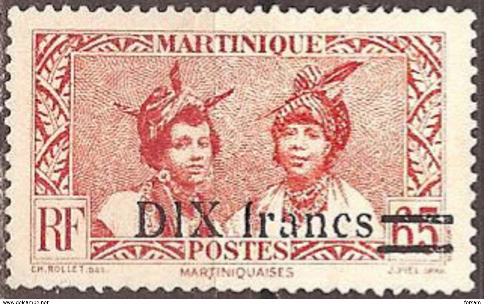 MARTINIQUE..1945/46..Michel # 230...MLH. - Ongebruikt