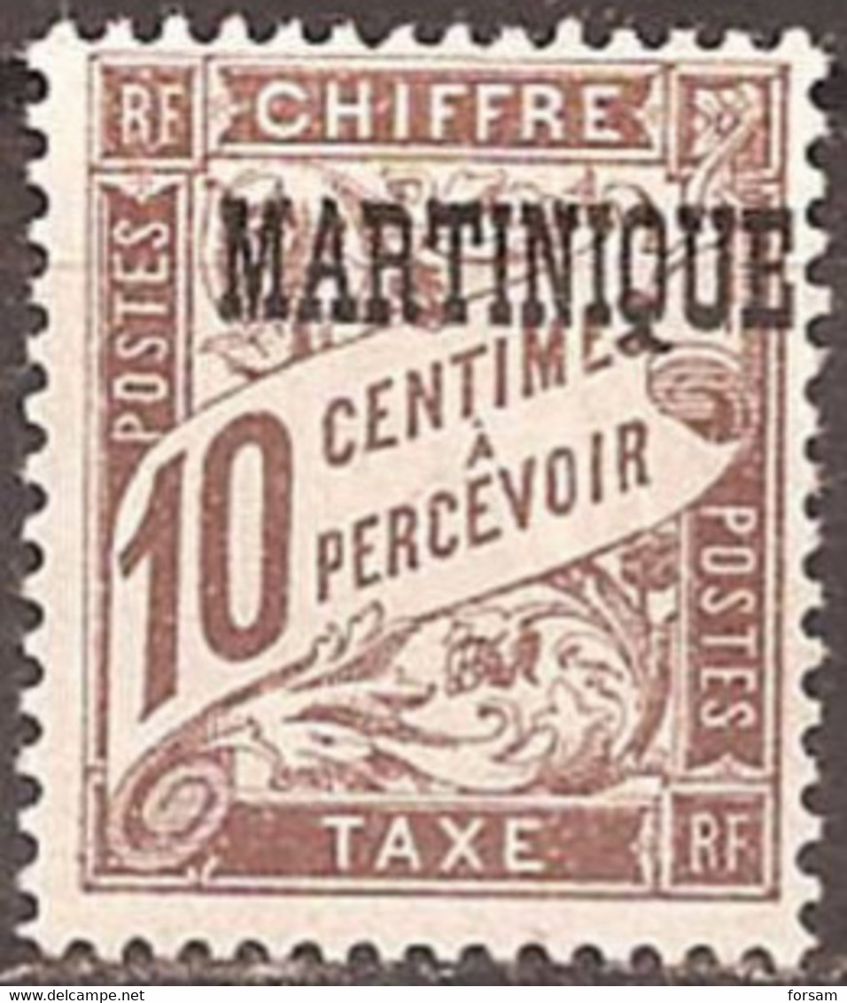 MARTINIQUE..1927..Michel # 2...MLH...Portomarken. - Unused Stamps